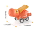 thumbnail image 2 of 3 Pack Dinosaur with Cloak Toy Cars and Go Pull Back Vehicle Set for Boys Girls Kids Birthday Educational Learning Play Action Interactive Developmental, 2 of 3