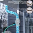 thumbnail image 3 of GHSDFBB Rain Barrel Diverter, RainWater Collection System Fits for 2x3 or 3x4 Inch Downspout Diverter Colander, Upgrade Rain Barrel Diverter Kit with Filtration and PVC Spigot, White, 3 of 7
