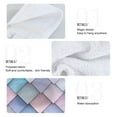 thumbnail image 2 of Yayeee Kitchen Hanging Hand Towels Set of 2 with Loop Bathroom Absorbent Tie Towel, Purple Art Pattern, 2 of 7