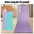 thumbnail image 2 of YR Tapete de Yoga Extra Gruesa para Tapetes de Ejercicio de Pilates para Interiores y Exteriores, Espuma NBR de 20 Mm de Espesor, Morado Claro, 2 of 7