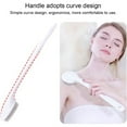 thumbnail image 5 of Gray Shower Brush Scrubber,14.6x3.2In Soft Bath Exfoliator Brush for Shower,Reuable Silicone -Exfoliating Body Scrubber for Travel,Home, 5 of 6