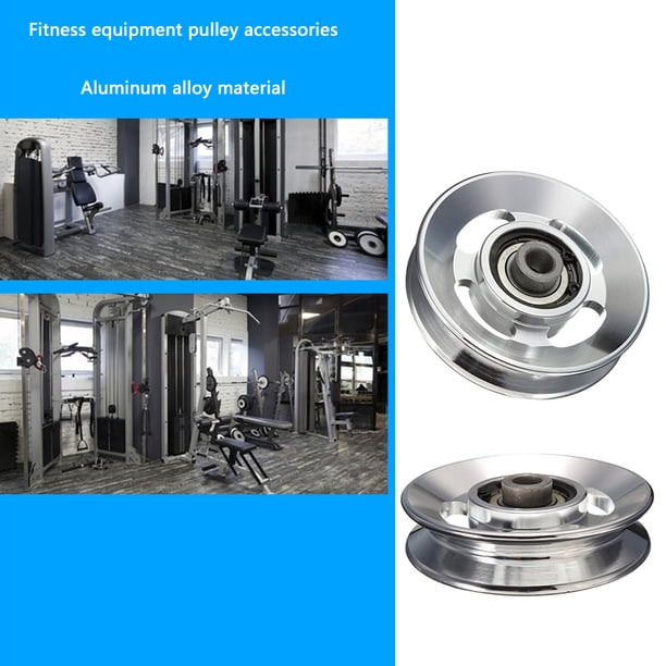 Polea De Aleación De Aluminio Para Equipo De Fitness - Diámetro 80 Mm, Con Rodamiento, Universal