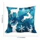 thumbnail image 3 of Funda de almohada navideña de 45 x 45 cm | Tejido de felpa corta supersuave | Diseños festivos de temporada para cojines de sofá y decoración de cama | Cierre de cremallera oculto, 3 of 5