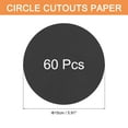 thumbnail image 2 of 60 PCS Black Circle Cutouts Paper 6 Inch Round Cutouts for DIY Crafts Classroom Bulletin Board Decoration, 2 of 6