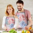 thumbnail image 5 of Pioneer Flower Floral Print Pattern Apron-Garden Aprons for Women with Pockets-Cotton Linen Waterproof Kitchen Cooking Gardening Aprons Adjustable for Kitchen,Cooking,BBQ and Salon 33x27 Inch, 5 of 7