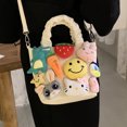 thumbnail image 5 of Bolso de marca de diseñador para mujer, nuevo bolso de hombro tipo cubo de lona con estampado de dibujos animados, a la moda, muy vendido, 2023, 5 of 5