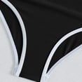 thumbnail image 4 of YTCAMLO One Piece Swimsuits for Teen Girls Cute Trendy High Cut Tie Side Bathing Suit with Spaghetti Straps Lightweight Swimwear, Black 15-16 Years, 4 of 6