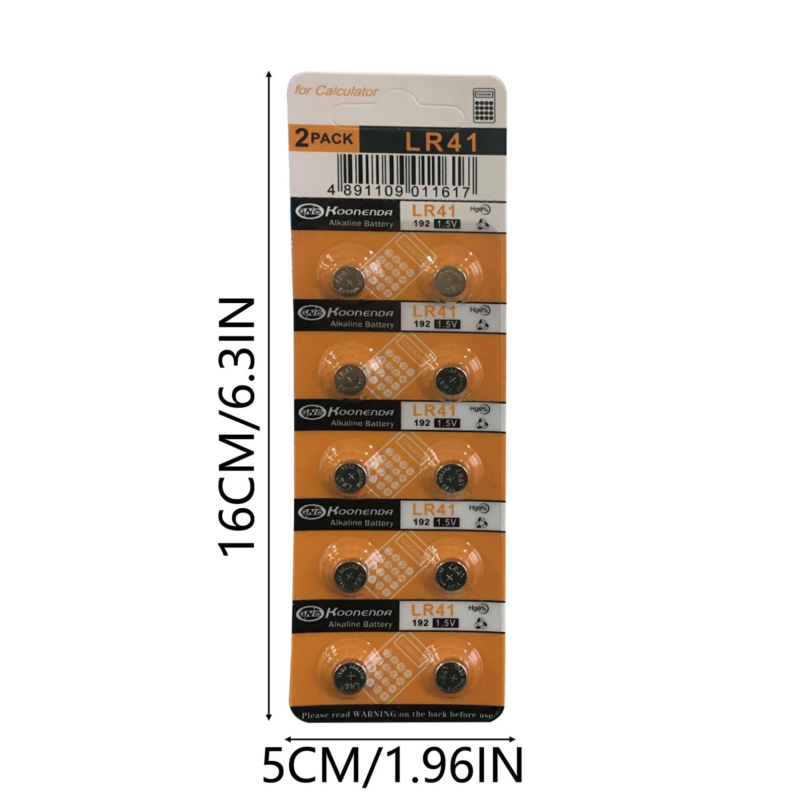 10 LR41 Batteries To Replace Clocks Toys Calculators Durable And Long Lasting Batteries