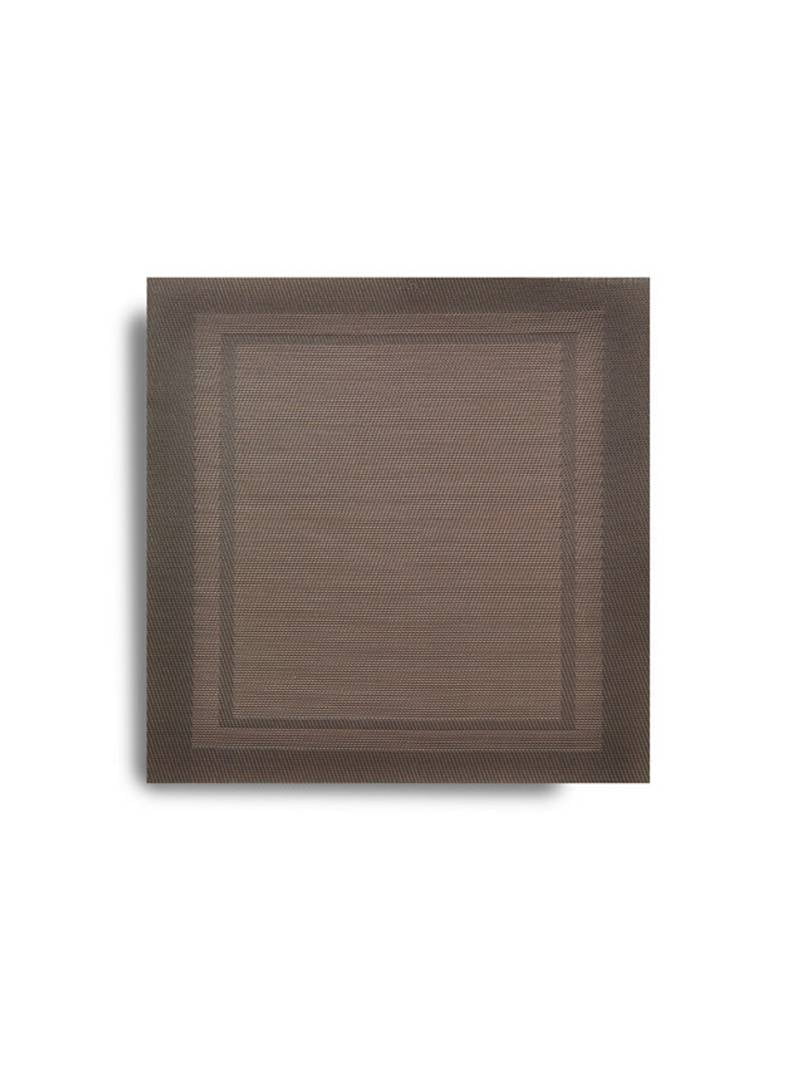 Set of 2 Lustre Square Vinyl Placemat Wipes Clean 14" Square Walmart