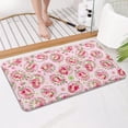 thumbnail image 4 of Strawberry Princess Pattern Bathroom Rugs Mat,Non Slip Microfiber Bathroom Rug,Rubber Backing,Soft Bathroom Mats for Bathroom Floor,Tub and Shower,17x30in(43x75cm), 4 of 5