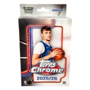 2025-26 Topps Chrome Basketball Trading Cards Hanger Box
