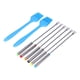 thumbnail image 4 of Juego de 2 accesorios para parrilla, utensilio de acero inoxidable, tenedor para Barbacoa, cepillo de silicona, juego de herramientas para barbacoa para cocina y patio trasero, 4 of 8