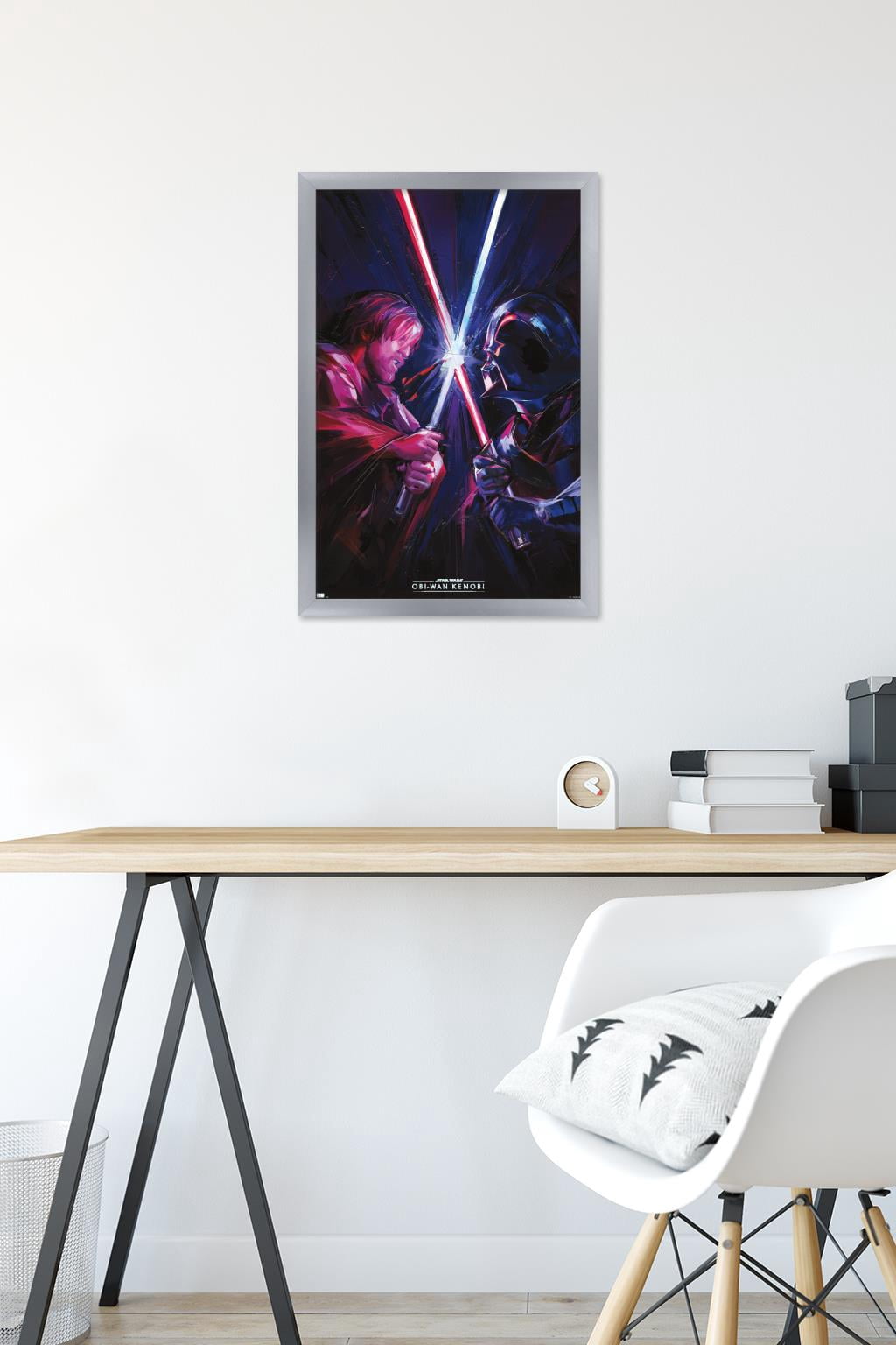 Star Wars: Obi-Wan Kenobi - Duel Wall Poster, 14.725" x 22.375" Framed