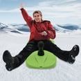 thumbnail image 3 of Sledding Snowboard for Kids and Adults HDPE Heavy Duty Snow Sled 165 lbs Capacity Multi-Terrain Slider, 3 of 10