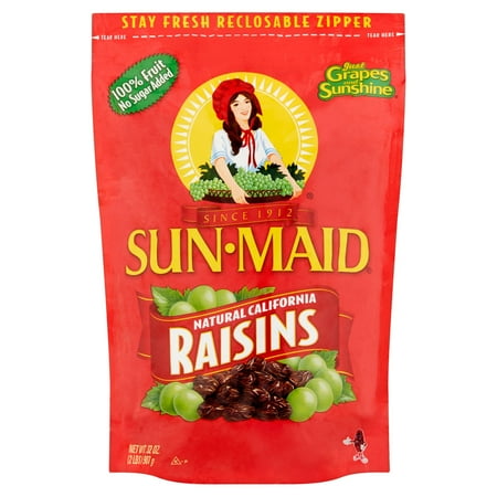 - Sun-Maid Natural California Raisins, 32 Oz.