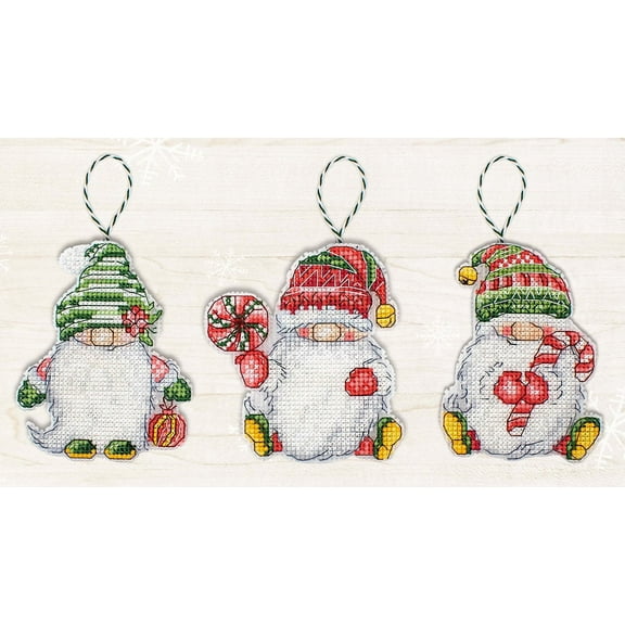 Christmas Gnomes JK030L Counted Cross-Stitch Kit