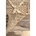 thumbnail image 3 of nuLOOM Lena Tassel Jute Area Rug, 7' 6" x 9' 6", Natural, 3 of 5