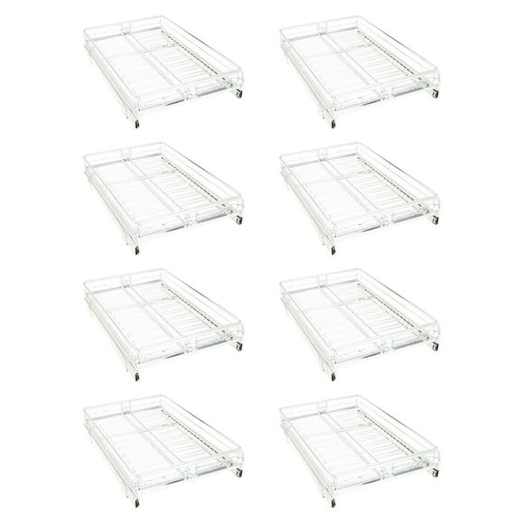 Origami Group 2SD-13 Kitchenware Household Sliding Cabinet Organizer (8 Pack)