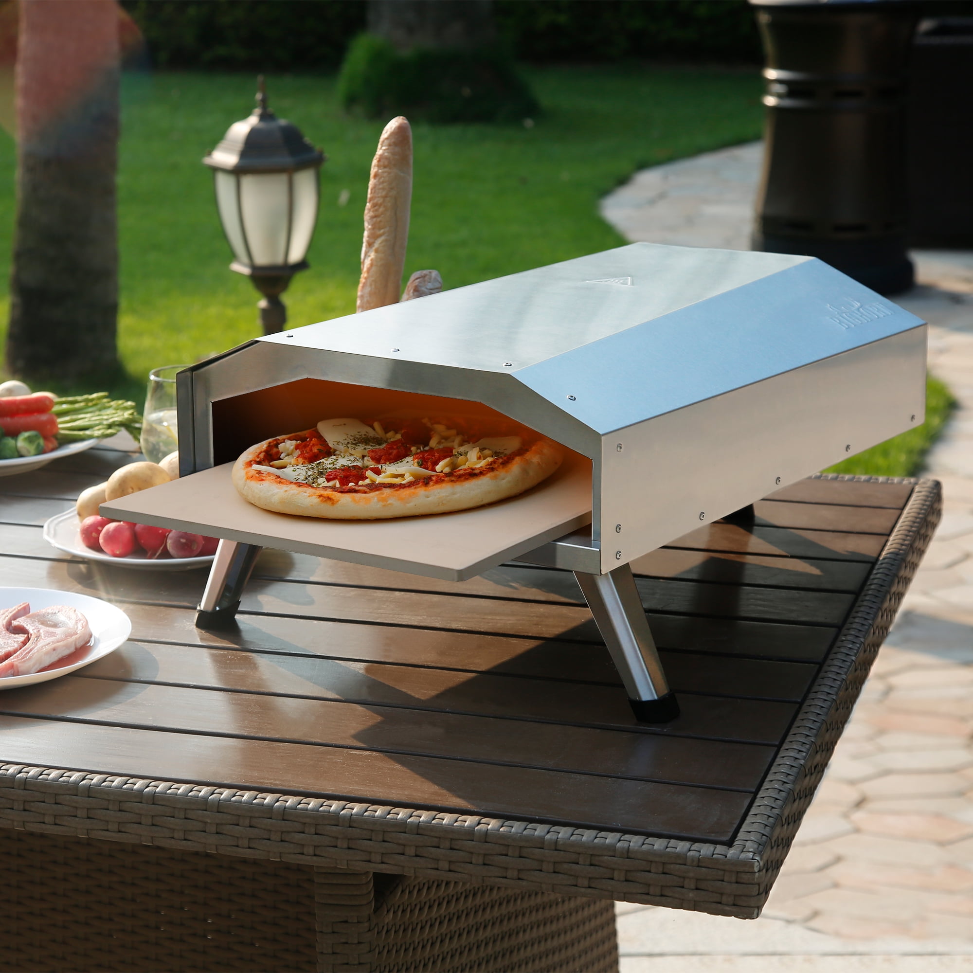 Outdoor Pizza Ooni Koda 16 Rotating Stone Gas Pizza Ovens Pizza