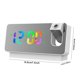 thumbnail image 3 of 2uds. Reloj Despertador Digital 180 Proyector en Techo para Dormitorio Oficina (Blanco), 3 of 3