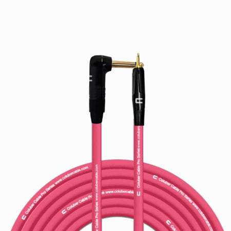 Coluber Cable Right Angle 1/4" TS to 3.5 TS Male - Pro Audio Interface Cable