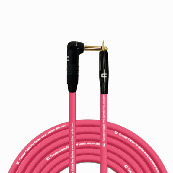 Coluber Cable Right Angle 1/4" TS to 3.5 TS Male - Pro Audio Interface Cable