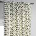 thumbnail image 4 of Illusions Silver Grey Printed Cotton Curtain (1 Panel), Illusions Silver Grey, 50W X 120L, 4 of 10
