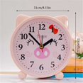 thumbnail image 2 of Round Simple  Clock Multifunctional Alarm Tabletop Clock for Living Room Bedroom Bedside Desk Super Silent Non Ticking, 2 of 6