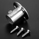 thumbnail image 4 of Set of 2 Stainless Steel Wardrobe Rod Brackets with Flange, 4 of 5