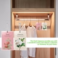thumbnail image 4 of RAGUPEL 4 Packs Scented Sachets Bag for Drawers and Closets Long-Lasting Home Fragrance Sachet Lavender Rose Jasmine Ocean Vanilla Gardenia Wardrobe Hanging Aromatherapy Bag Remove Mites Mint Green, 4 of 11