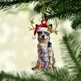 thumbnail image 2 of Australian Cattle Dog Christmas Ornament – Dog Memorial Gift, Xmas Tree Hanging Mica Décor, 2 of 3