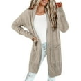 thumbnail image 1 of CNKOO Women‘s Cardigan Autumn Cardigan Oversized Button V Neck Loose Soft Knit Jacket, 1 of 1