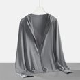 thumbnail image 6 of Garbnen Unisex Ice Silk UPF 50+ Sun Protection Jacket Full Zip Quick Dry Rash Gaurd Hoodie Breathable Water Resistant Outdoor Travel Sun Shirt with Pockets for Men and Women, 6 of 7