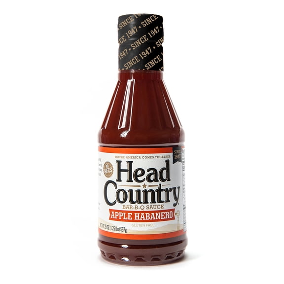 Head Country Apple Habanero BBQ Sauce, 20 oz