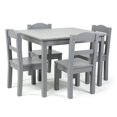 thumbnail image 1 of Humble Crew Camden Kids Wood Table and 4 Chair Set, Grey, 1 of 9