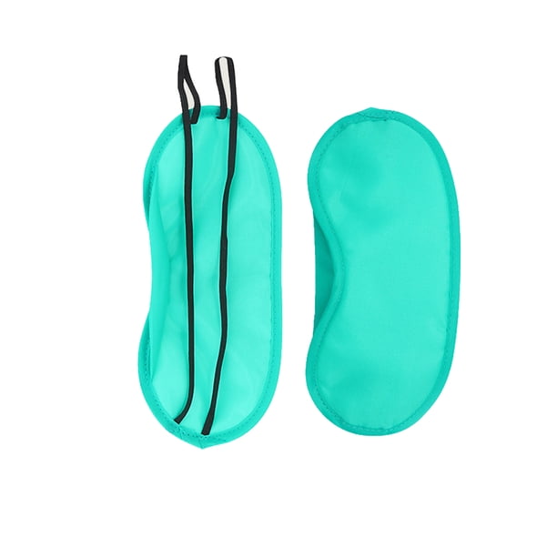 Guardurnaity Sombra de ojos Creative Blindfold Práctico Conveniente Útil Eye Sleeping Covers para adultos Niños Mujeres Hombres Ancianos Cadenas y cordones para anteojos lago azul