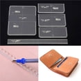 thumbnail image 4 of yingyy 5 Pcs Portefeuille Acrylique Transparent Modèle Outil de Bricolage en Cuir, 4 of 6