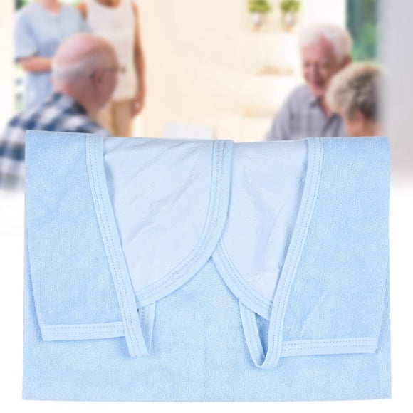 Fugacal Cómodo y elegante babero impermeable para adultos mayores, babero para adultos para personas mayores incómodas en cama (2 colores + tama?o diferente)(50 * 70-1#) Fugacal No se aplica