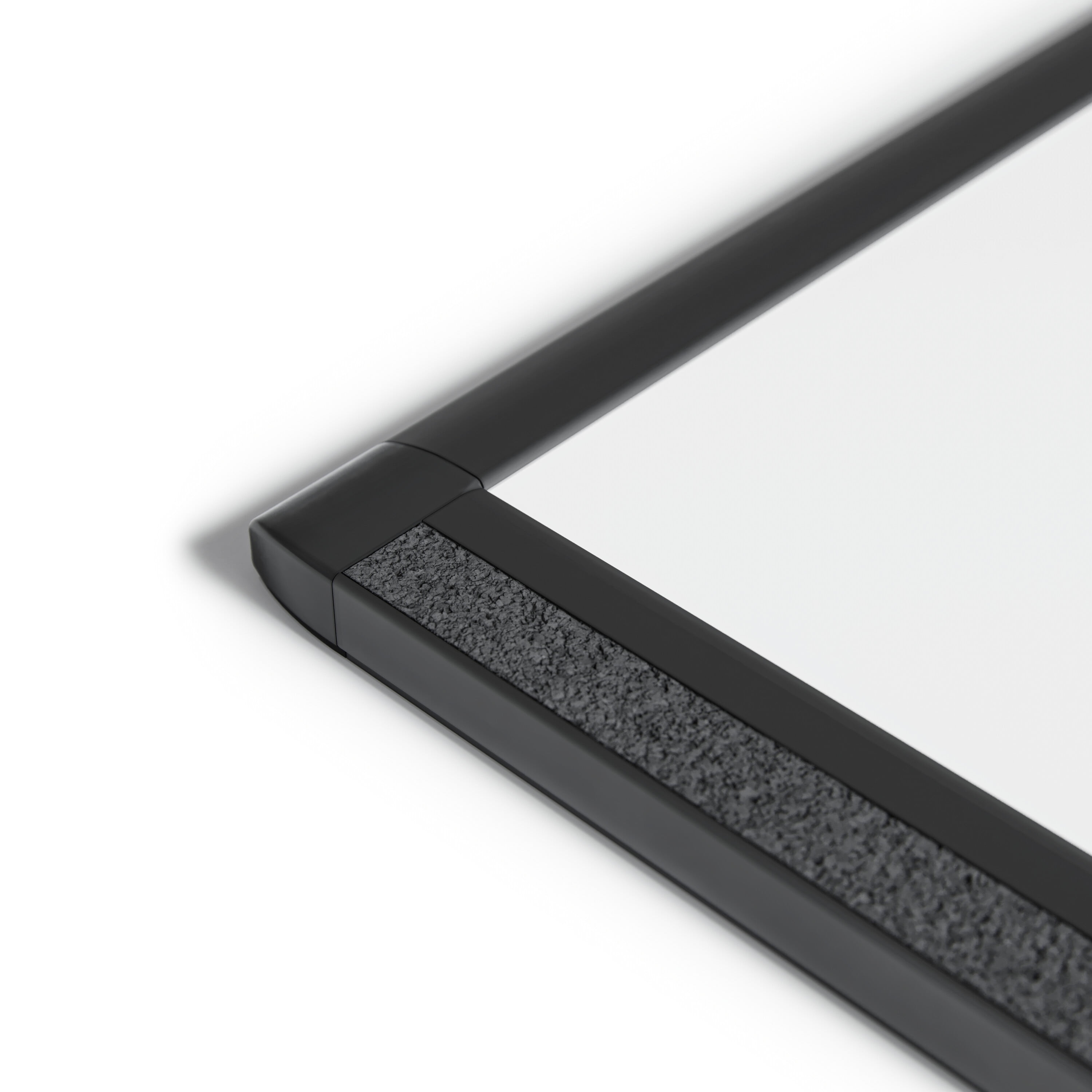 U Brands PINIT Magnetic Dry Erase Board, 17 x 23 inches, Black Aluminum Frame