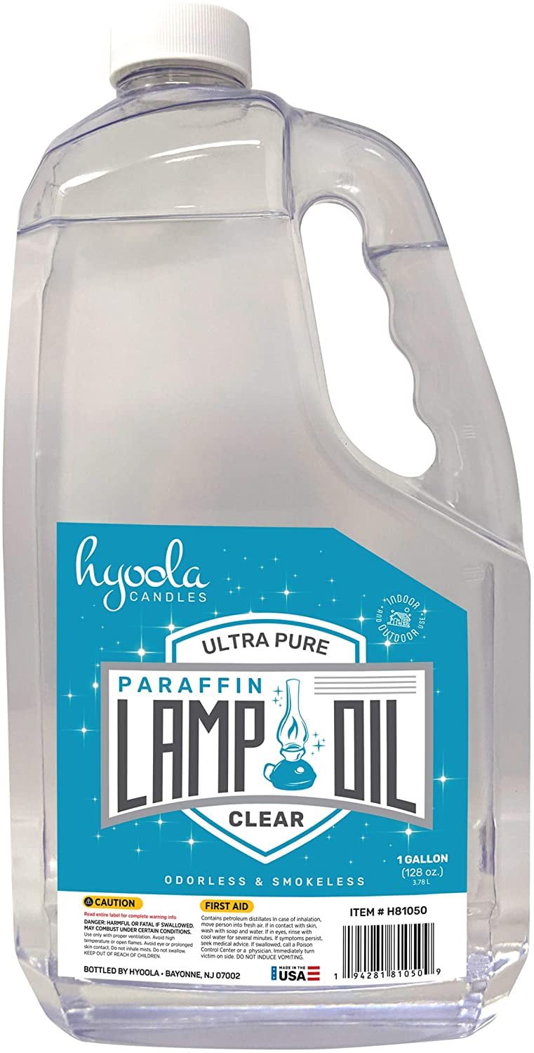 Hyoola, 1 Gallon Smokeless, Odorless Ultra Pure Paraffin Lamp Oil