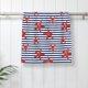 thumbnail image 5 of Balery Starfish Navy Blue Stripe Toalla de Microfibra Premium con Estampado – 27.5x16 pulgadas, Alta Absorción, Suave y Aterciopelada, Secado Rápido, 5 of 6