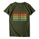 thumbnail image 4 of Pntutb - Camiseta de manga corta para mujer con estampado de letras informales Pntutb Pntutb-4857, 4 of 7