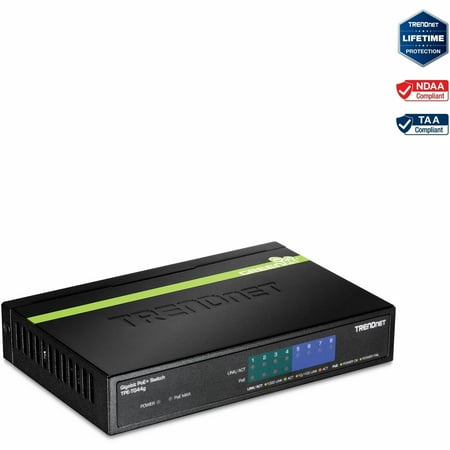 UPC: 0710931505184 | TRENDnet TPE-TG44g 8-port GREENnet Gigabit PoE+ Switch (4 PoE+ 4 Non-PoE)
