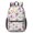 Pioneer Flower Floral Print Pattern-2, variant on Pioneer Flower Floral Print Pattern 17" School Backpacks for Teens,Waterproof Oxford Fabric,S-Shape Padded Straps for School,Travel,Hiking,Camping