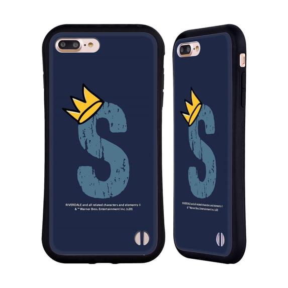 Head Case Designs Officially Licensed Riverdale Jughead Jones S Crown Logo Hybrid Case Compatible with Apple iPhone 7 Plus / iPhone 8 Plus