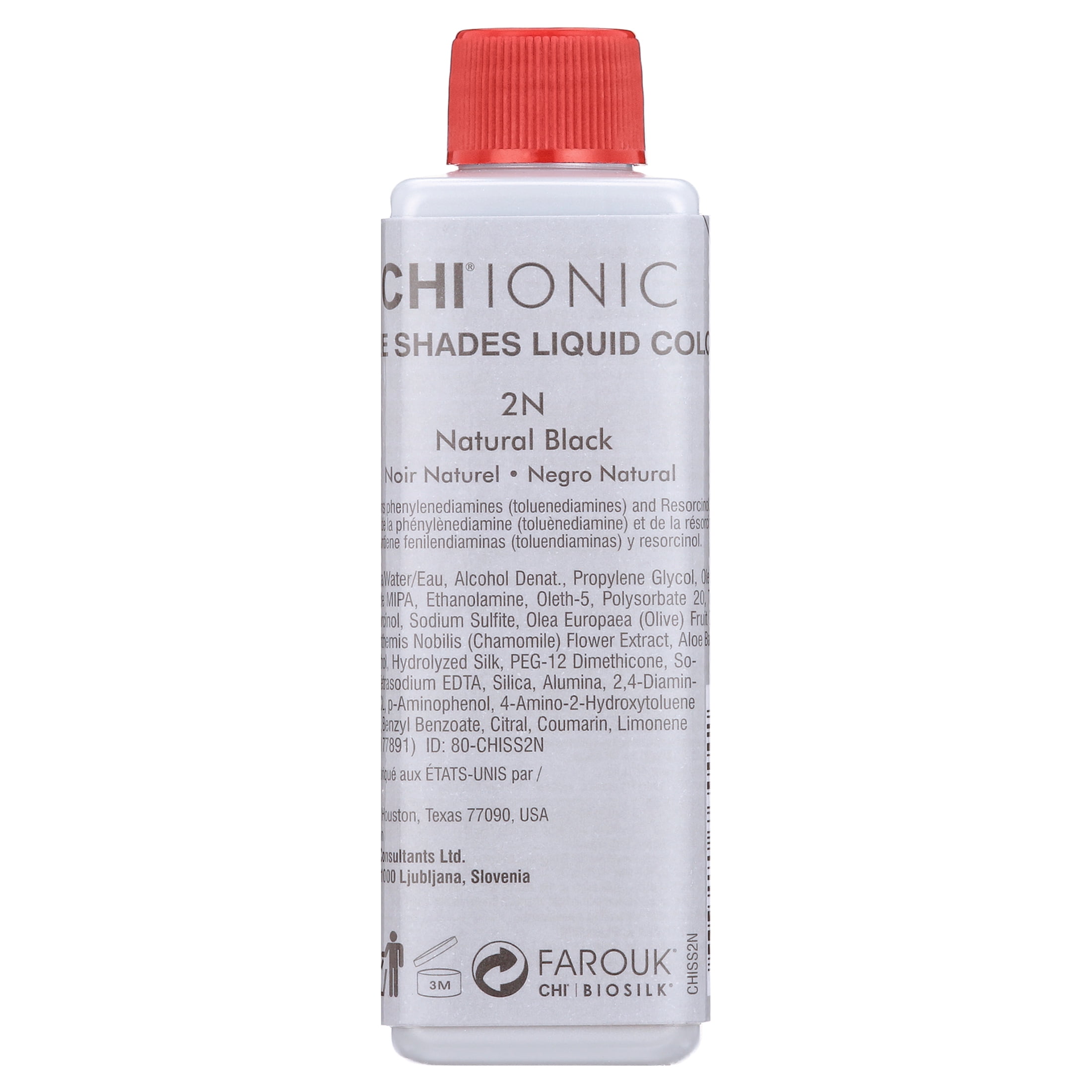 CHI Ionic Shine Shades Liquid Hair Color - 2N Natural Black 3 oz