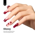 thumbnail image 3 of Esmalte de uñas en gel Beetles Oxblood Red, 15 ml, lámpara UV Soak Off, 3 of 8
