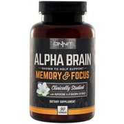 Onnit, Alpha Brain, Memory & Focus, 90 Capsules