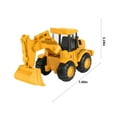 thumbnail image 6 of Uscallm 3Pcs Push Back ExcavatorToyCar, Durable Inertia Powered Construction VehicleToys, Excavator Bulldozer Digging Machine Beach Sand Play, Learning Educational Gift ForKids, 6 of 9