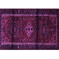 thumbnail image 1 of Ahgly Company Indoor Rectangle Persian Purple Traditional Area Rugs, 7' x 9', 1 of 4